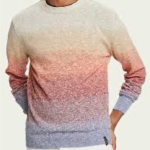 Scotch & Soda mens Slub Crewneck Sweater size large